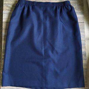 Navy blue skirt